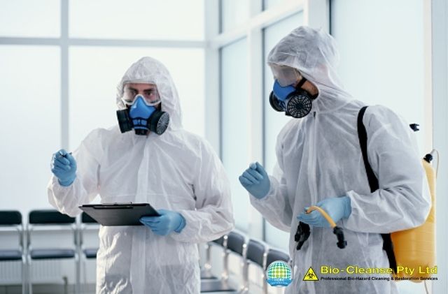 When is a biohazard cleaning required